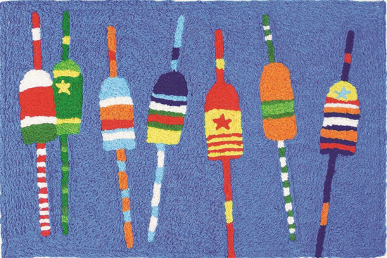 Picture of Colorful Buoys  Jellybean Rug®