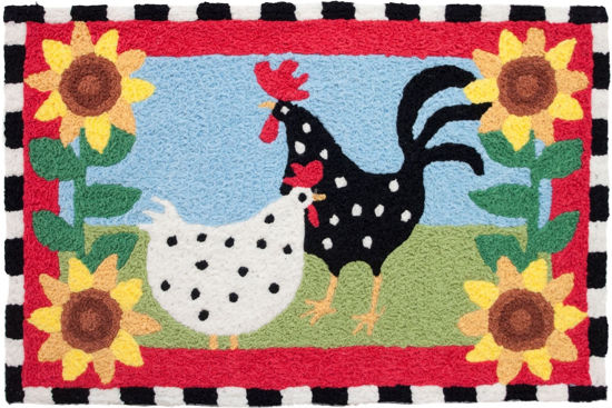 Picture of Funky Chickens  Jellybean Rug®