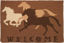 Picture of Welcome Horses  Jellybean Rug®