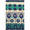 Picture of Blue & Green Ikat - 34" X 54"