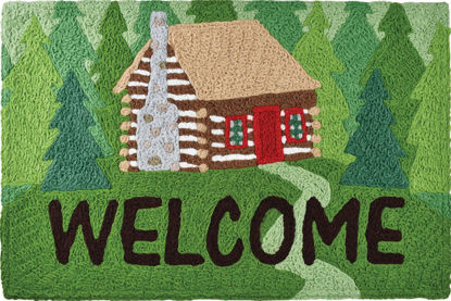 Picture of Welcome To The Cabin  Jellybean Rug®