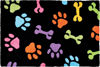 Picture of Paws & Bones  Jellybean Rug®