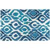 Picture of Blue & Green Ikat Accent