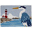 Picture of Heron and Lighthouse Jellybean Rug®