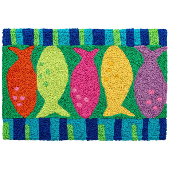 Picture of Watercolor Fish  Jellybean Rug®