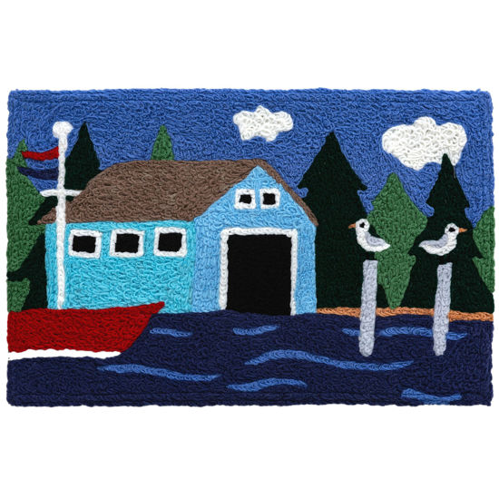 Picture of Lakeside Boathouse Jellybean Rug®