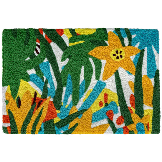 Picture of Palm & Flower Thatch Jellybean Rug®
