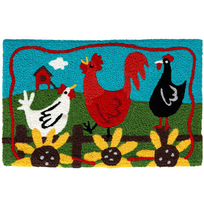 Picture of Little Red Hen House Jellybean Rug®