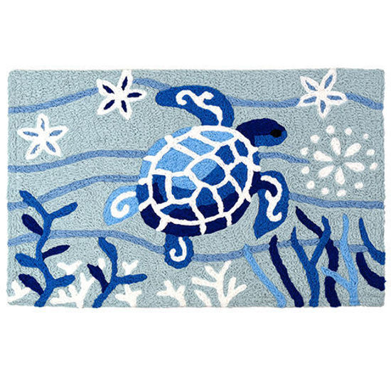 Picture of Blue Turtle  Jellybean Rug®