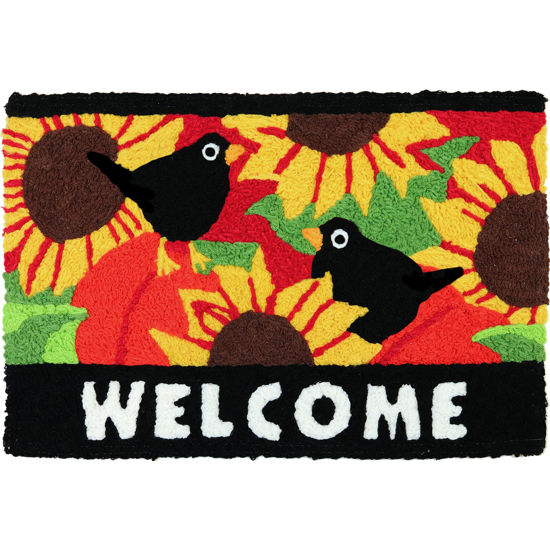 Picture of Welcome Blackbirds Jellybean® Rug