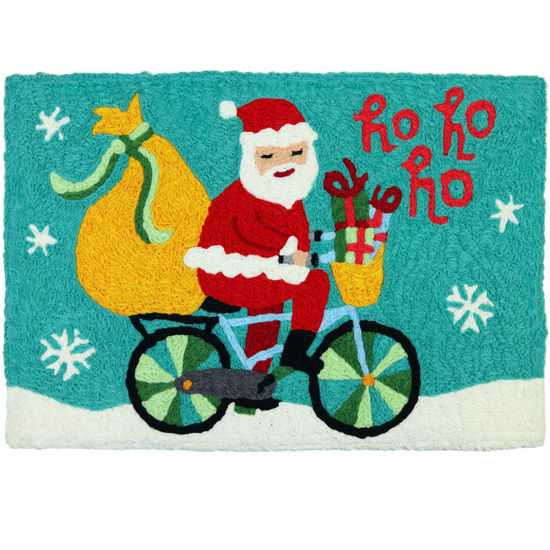 Picture of Cycling Santa Jellybean® Rug