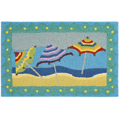 Picture of Beach Umbrellas Jellybean® Accent Rug