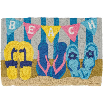 Picture of Beach Flags Jellybean® Accent Rug