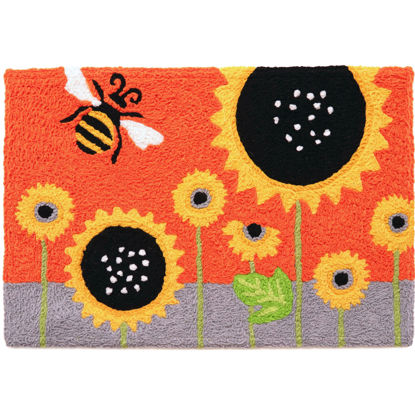 Picture of Bumblebee & Sunflower Jellybean® Rug