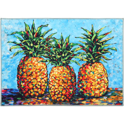 Picture of Golden Tropical Pineapples Olivia's Home Rug
