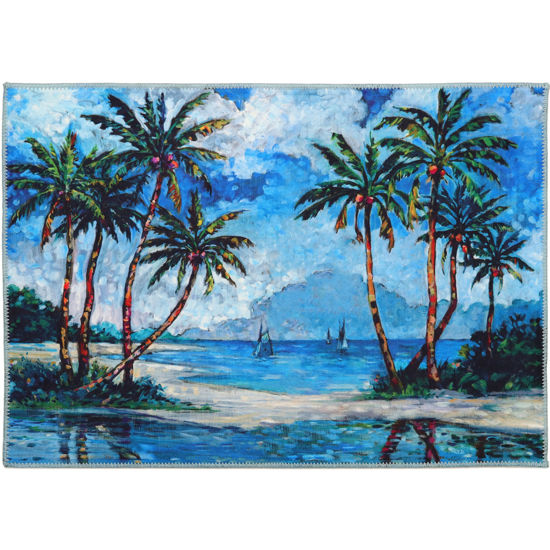Picture of Tropical Island Palms Olivia's Home Rug