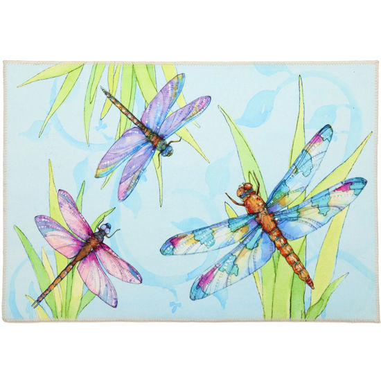 Picture of Crystal Dragonflies Olivia's Home Rug