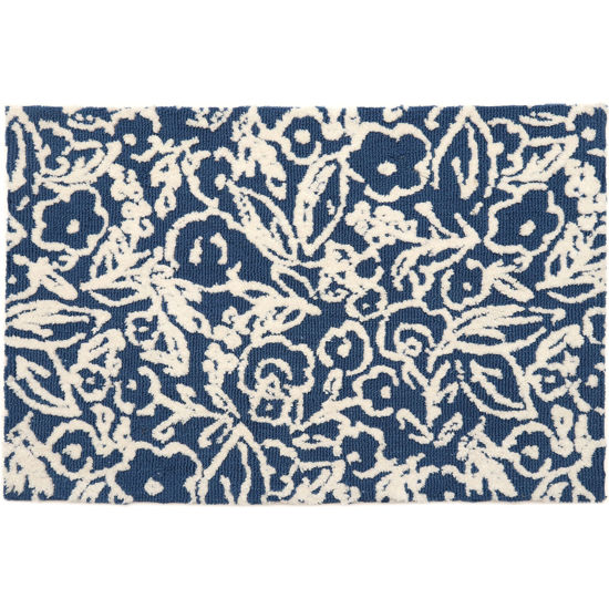 Picture of Fab Floral Blue Spaces Rug