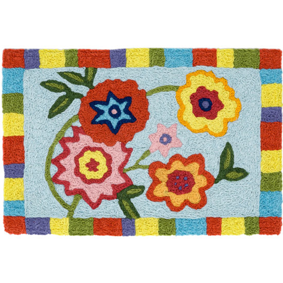 Picture of Candy Color Flowers Jellybean® Rug