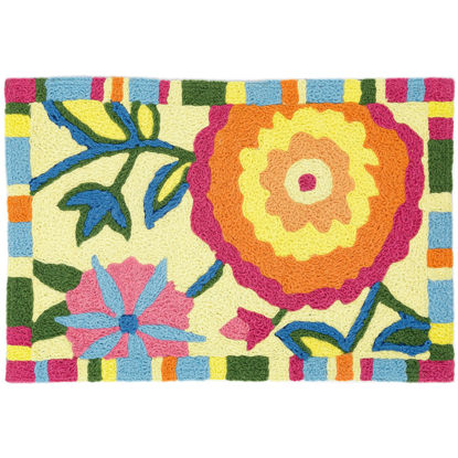Picture of Summertime Flowers Jellybean® Rug