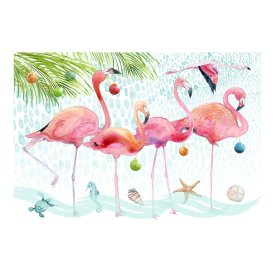 Picture of Holiday Flamingo Olivia's Home Rug