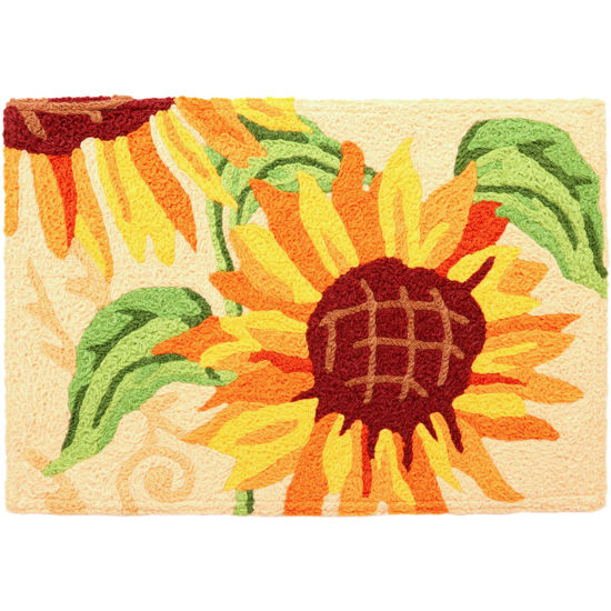 Picture of State Fair Flowers Machine Washable Jellybean®  Accent Rug