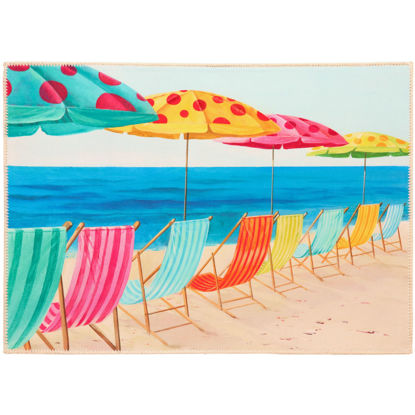 Picture of Beach Resort Machine Washable Olivia's Home™  Accent Rug