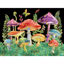 Picture of Magic Mushrooms Machine Washable Olivia's Home™ Accent Rug