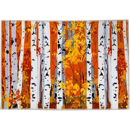 Picture of Birch Tree Forest Olivia's Home Rug - NEW