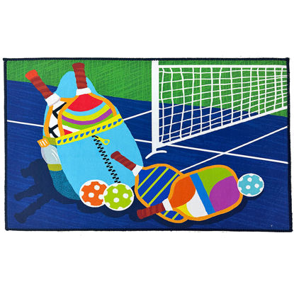 Picture of Let's Play Pickleball Olivia's Home Rug - NEW
