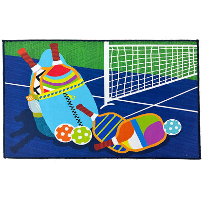 Picture of Let's Play Pickleball Olivia's Home Rug