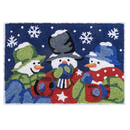 Picture of Snowmen and Cocoa Jellybean Rug - NEW