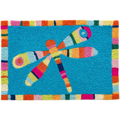 Picture of Striped Dragonfly Jellybean® Accent Rug