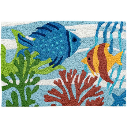 Picture of Colorful Sea Jellybean® Accent Rug