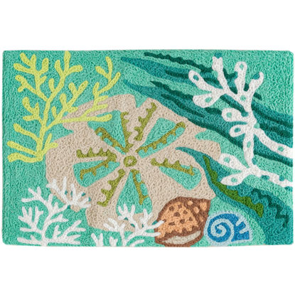 Picture of Beach Sand Dollar Jellybean® Accent Rug