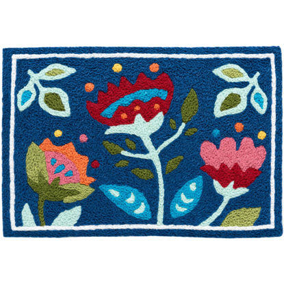 Picture of Folk Art Flowers Jellybean® Accent RuG