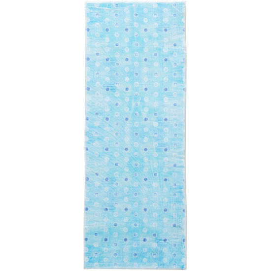 Picture of Watercolor Blues Cozy Living Rug