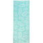 Picture of Palms on Aqua Cozy Living Rug
