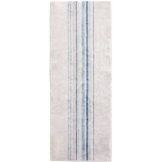 Picture of Canvas Stripe Cozy Living Rug