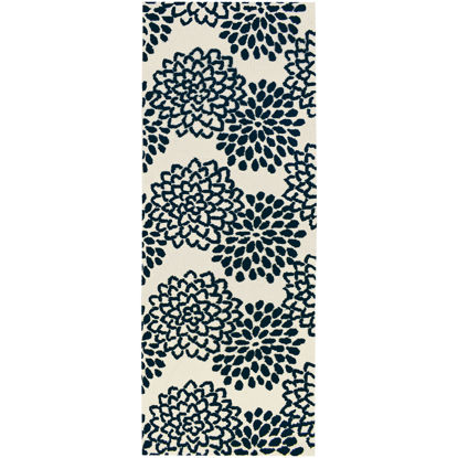 Picture of Midnight Mums Simple Spaces Rug(SALE ITEM)