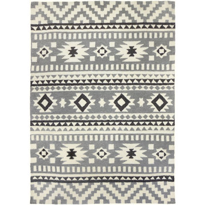 Picture of Heritage in Grey Homefires Hooked Area Rug