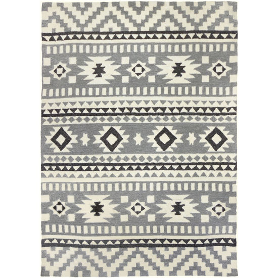 Picture of Heritage in Grey Homefires Hooked Area Rug