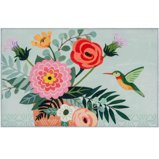 Picture of Terra Flora Hummingbird Olivia's Home Accent Rug