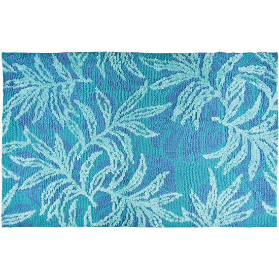 Picture of Blue Rainforest Simple Spaces Accent Rug